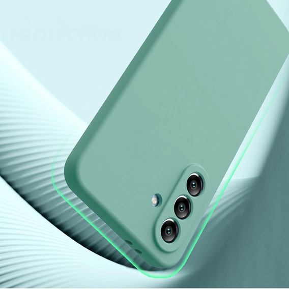 Чехол до Samsung Galaxy A56 5G, Silicone Lite, синий