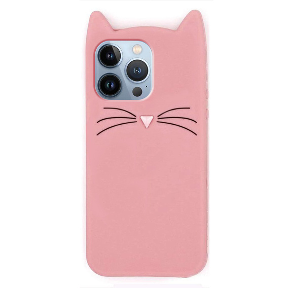 Кейс 3D KOT для iPhone 13 Pro Max, Pink