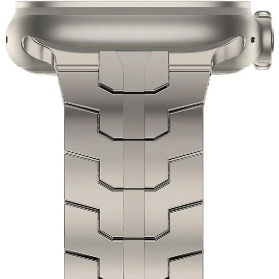 Браслет Stainless Segments до Apple Watch 7/6/5/4/SE/3/2/1 45/44/42mm, Silver