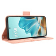 Футляр з клапаном для Motorola Edge 60 / 60 Fusion, Card Slot, рожевий