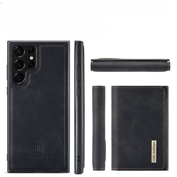 Чехол до Samsung Galaxy S23 Ultra, DG.MING 2in1, чёрный