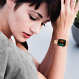 Бриллиантовый браслет для Xiaomi Smart Band 8 Pro, розовое золото