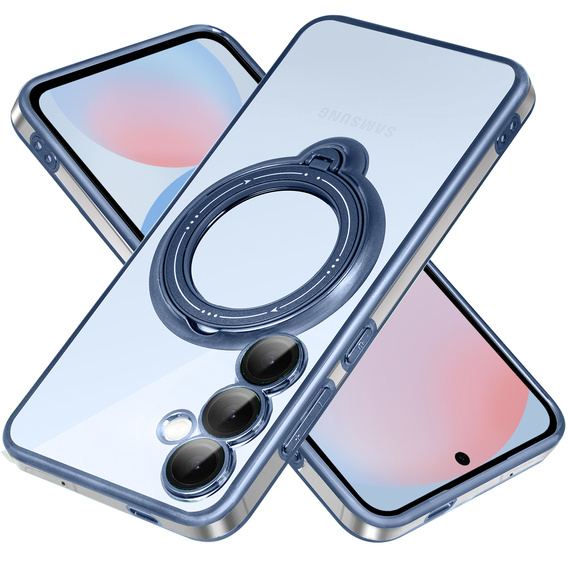 Магнитный чехол для Samsung Galaxy S24 FE, для MagSafe, синий