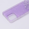 Чехол до Xiaomi Redmi 12, Glittery, фиолетовый