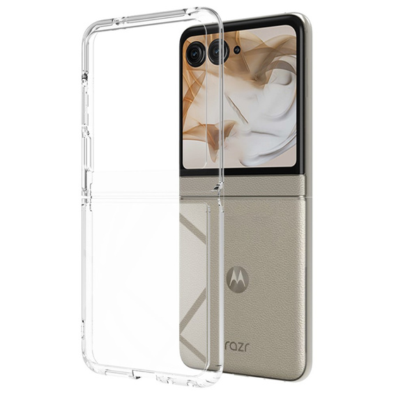 Чoхол до Motorola Razr 50 5G / Razr 60 5G, Fusion Hybrid, прозорий