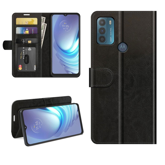 Чохол Wallet для Motorola Moto G50, PU Leather, Black