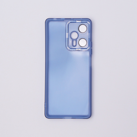 Чехол до Xiaomi Poco F5, Fusion Hybrid, прозрачный / синий
