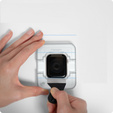 Spigen ProFlex EZ FIT,Гибридное стекло для Apple Watch 7 / 8 45MM, Clear (2 sztuki)