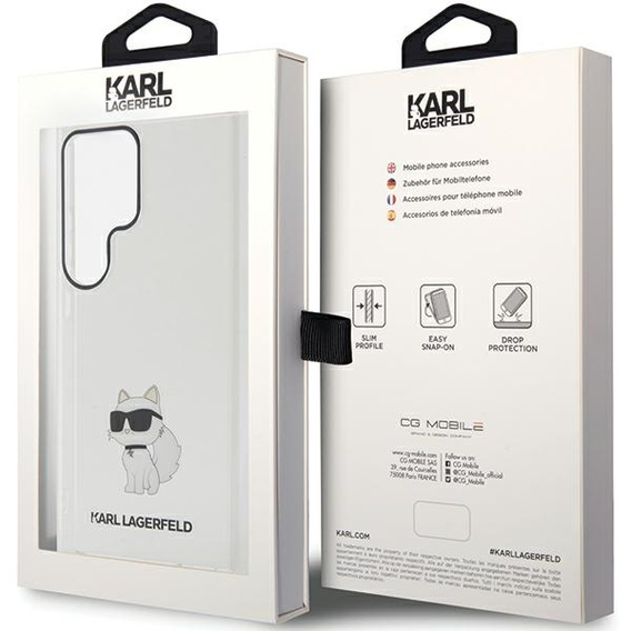Чехол Karl Lagerfeld IML Choupette для Samsung Galaxy S24 Ultra