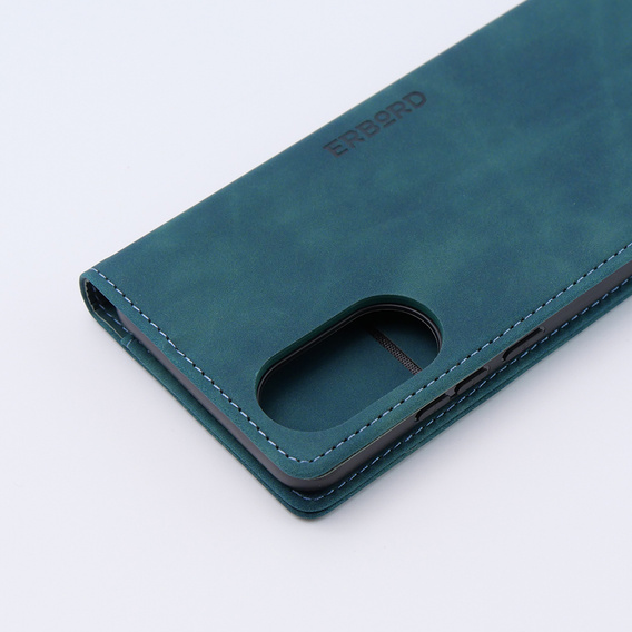 Чохол для Oppo A78 4G, ERBORD Vintage, гаманець з клапаном, м'яти
