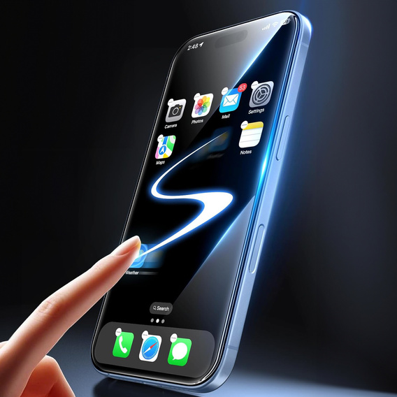 Захисне скло ERBORD 9H Hard Glass для iPhone 17 Pro / 17 / 16 Pro – набір 2 шт.