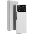 Чехол до Xiaomi Poco M4 Pro 4G, Clear View, серебряный
