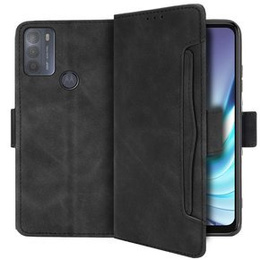 Футляр з клапаном для Motorola Moto G50, Card Slot, чорний