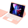Чехол + клавиатура iPad Air 10.9 4 2020 / 5 2022, Touchpad, розовый rose gold