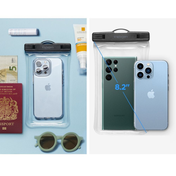 SPIGEN A6100 Універсальний водонепроникний корпус - Clear