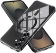 Чехол для Samsung Galaxy S25, Electro MagSafe, чёрный + стекло для экрана