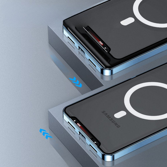 Захисний чохол для камери Samsung Galaxy Note 10+ Plus, CamShield MagSafe, прозорий / синій