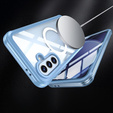 Чохол для Samsung Galaxy A36 / Samsung Galaxy A56, Shockproof, зі склом, для MagSafe, м'яти