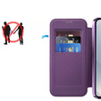 Откидной чехол для Samsung Galaxy S25, RFID Wallet MagSafe CamShield, фиолетовый