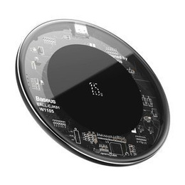 Baseus Simple бездротовий індуктивний зарядний пристрій 15 Вт, Black
