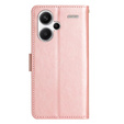 Чохол-книжка для Xiaomi Redmi Note 13 Pro+, Butterfly, рожевий rose gold