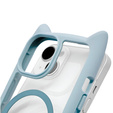 Чохол для iPhone 13 / iPhone 14, для MagSafe, Cute Cat, м'яти + захисне скло