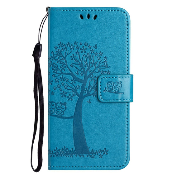 Чохол-книжка для Motorola Moto E22 / E22i, Wallet, tree i sowy, м'яти