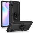 Бронированный Чехол до Xiaomi Redmi 9A, Nox Case Ring, чёрный
