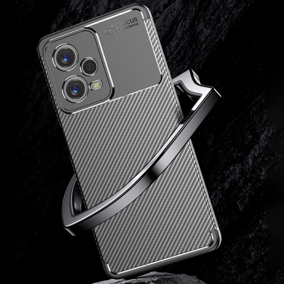 Чoхол до Xiaomi POCO X5 5G, Carbon Gel, чорний