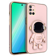 Чoхол до Samsung Galaxy M51, Astronaut, рожевий rose gold
