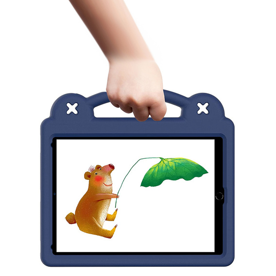 Детский чехол для Lenovo Tab M10 X505F X605F / Tab P10-X705F/L / Huawei T5 10.1, Cute Patterns, с подставкой, темно-синий