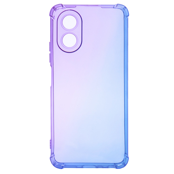 Чехол для Oppo A38 4G / Oppo A18 4G, Gradient Dropproof, Фиолетовый / синий