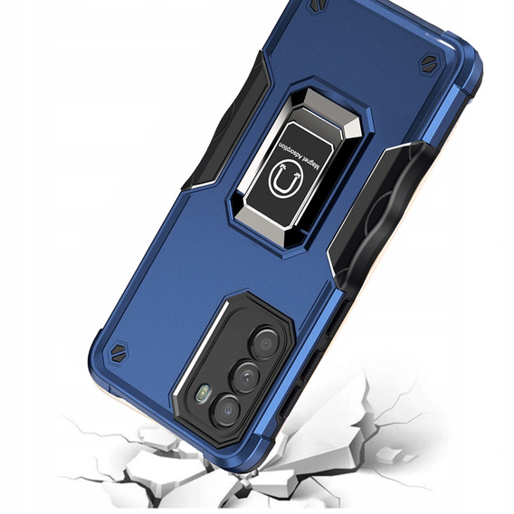 Чехол до Motorola Moto G52 / G82 5G, Dual-Layer Armor, синий