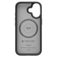 Чохол Spigen Enzo Aramid MagSafe для iPhone 17, карбоновий чорний / сріблястий