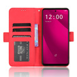 Футляр з клапаном для T Phone 2 Pro 5G, Card Slot, червоний