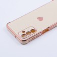 Чехол до Samsung Galaxy A13 5G, Electro heart, розовый rose gold