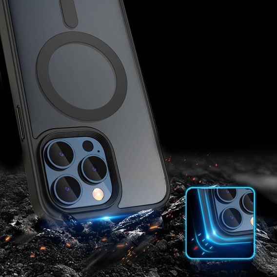 Чoхол Mocolo до iPhone 14 Pro, MagSafe, чорний