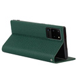 Шкіряний чохол для Samsung Galaxy S20 Ultra, ERBORD Grain Leather, зелений
