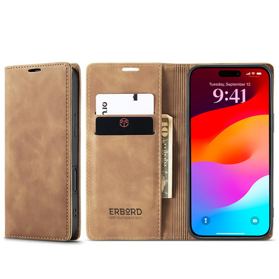 ERBORD Vintage чохол - фліп-гаманець для iPhone 17 Pro Max