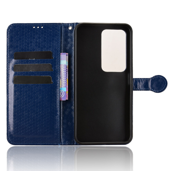 Чохол-розкладачка для Xiaomi Redmi 15 5G/4G, Wallet Rhombus, синій