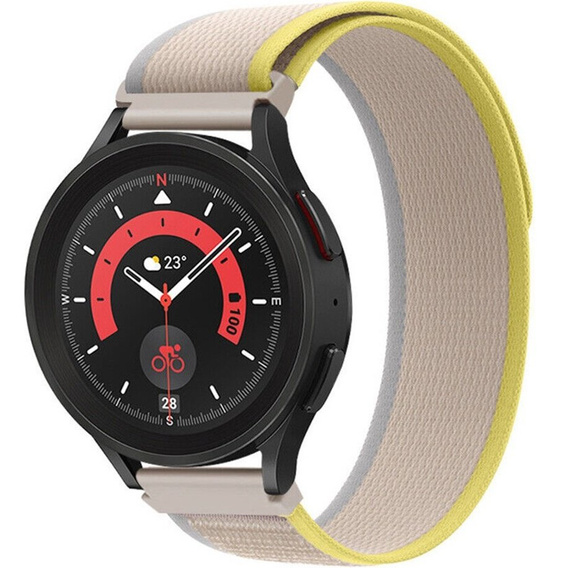 Ремешок Nylon до Samsung Galaxy Watch Active 22mm, Beige