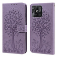 Чехол Wallet до Xiaomi Redmi 10C, Deer Tree, Purple