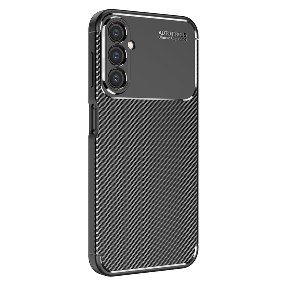 Чoхол до Samsung Galaxy A14 4G/5G, Carbon Gel, чорний
