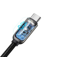 BASEUS Kaбель USB PD100W/QC3.0 Type-C 200cm - Grey/Black