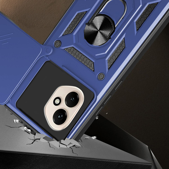Чехол NOX Camera Slide Honor 400 5G, CamShield Slide, синий