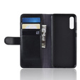 Откидной чехол для Samsung Galaxy A50 / A30s, Leather Flexi Book, чёрный