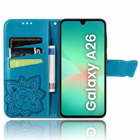 Чохол-книжка для Samsung Galaxy A26, Butterfly, м'яти