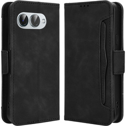 Футляр з клапаном для T Phone 3 5G, Card Slot, чорний