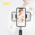 Селфи-палка Coco P-04 с функцией штатива и пультом дистанционного управления Bluetooth, для смартфонов шириной от 6,5 до 9,5 см
