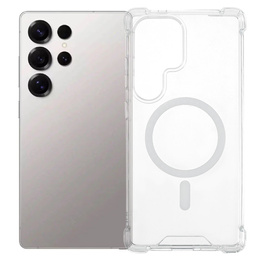 Чехол до Google Pixel 9 Pro XL, Dropproof MagSafe, прозрачный